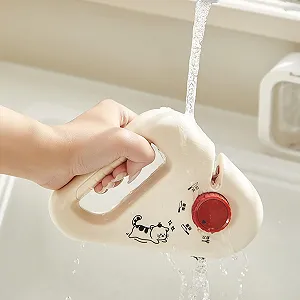 Ручна точилка для ножів та ножиць 4-в-1 з точильним каменем для шліфування та швидкого полірування synthetic.ua - Фото 1