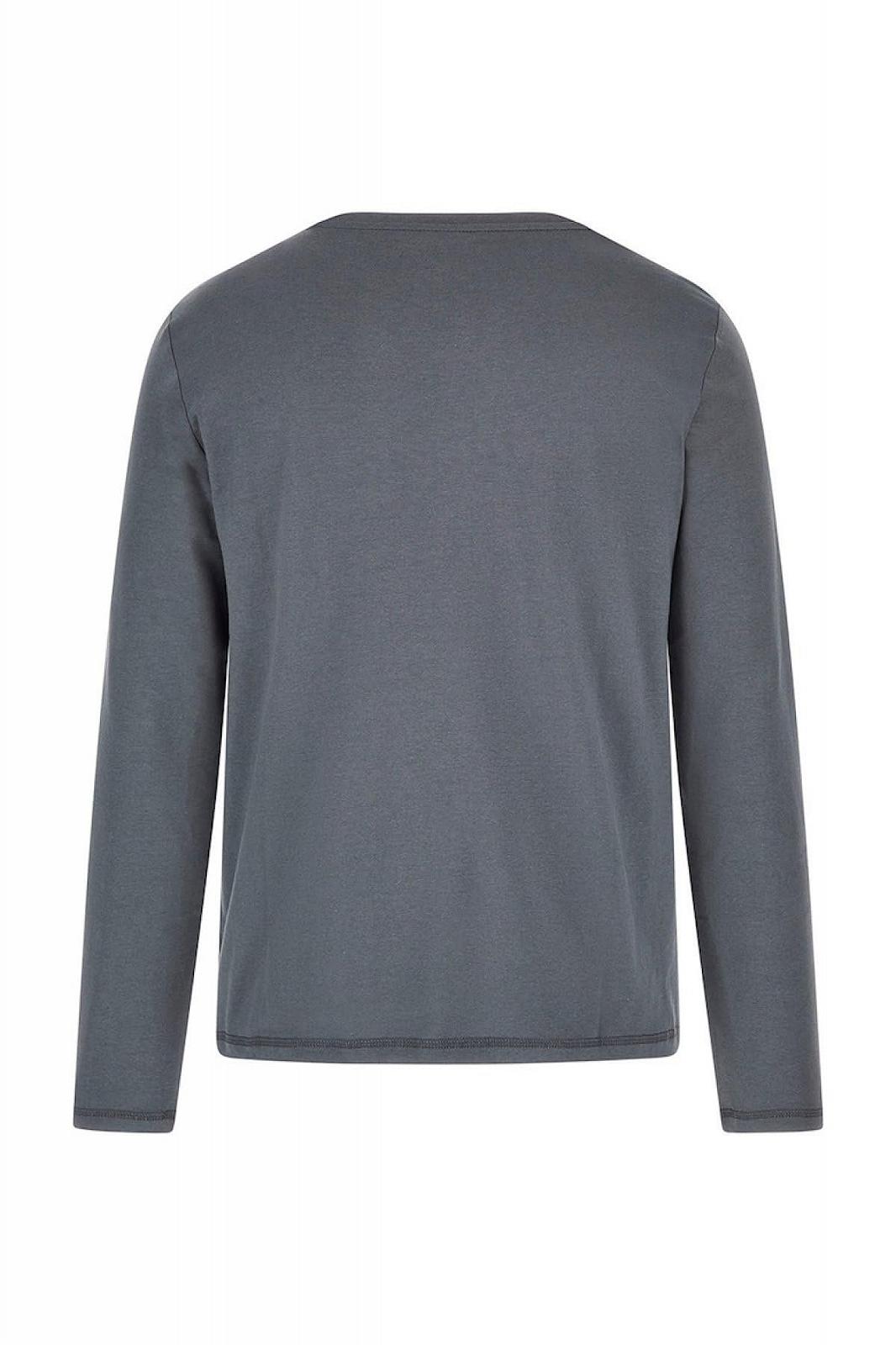 Мужской лонгслив Guess - Logo Tee - Графитовый - L, фото №2
