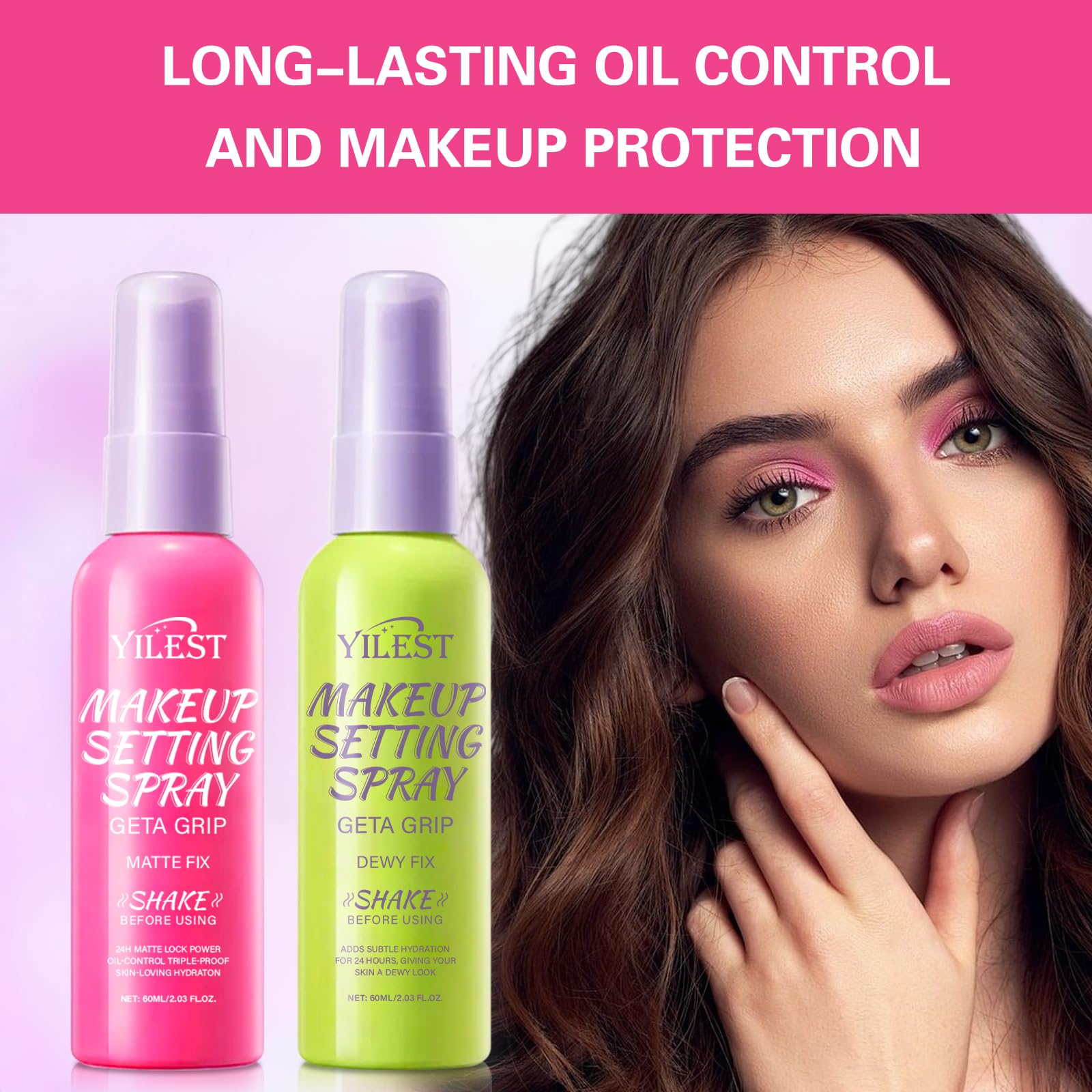 Спрей Tpyag Makeup Fixing Long-Lasting Fixation Dewy Matte Effect Зелений, фото №5