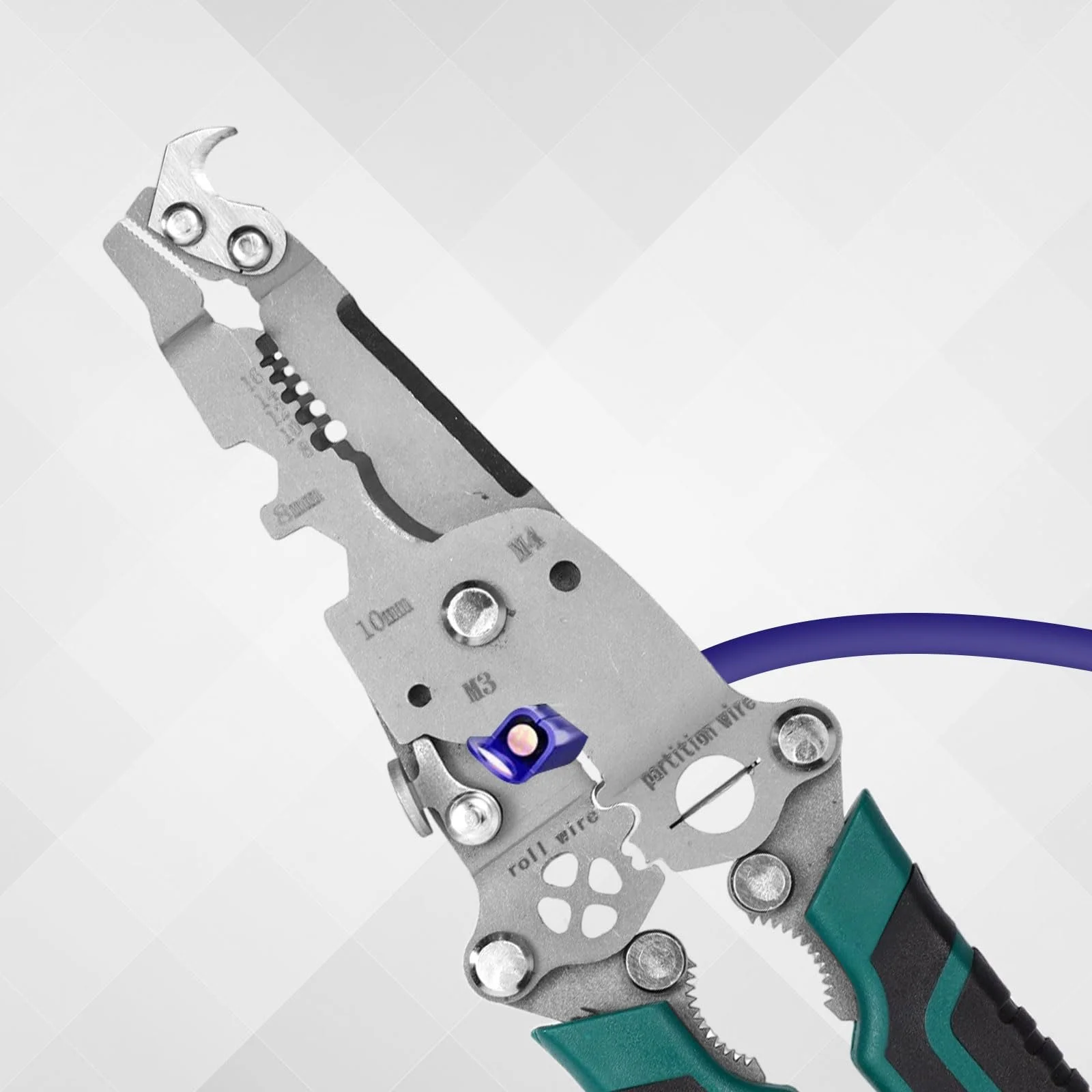 Складной стриппер 18 в 1 из нержавеющей стали 2 шт., фото №7