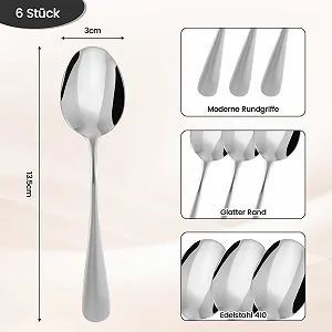 Набір з 6 кавових ложок, Маленькі synthetic.ua - Фото 1