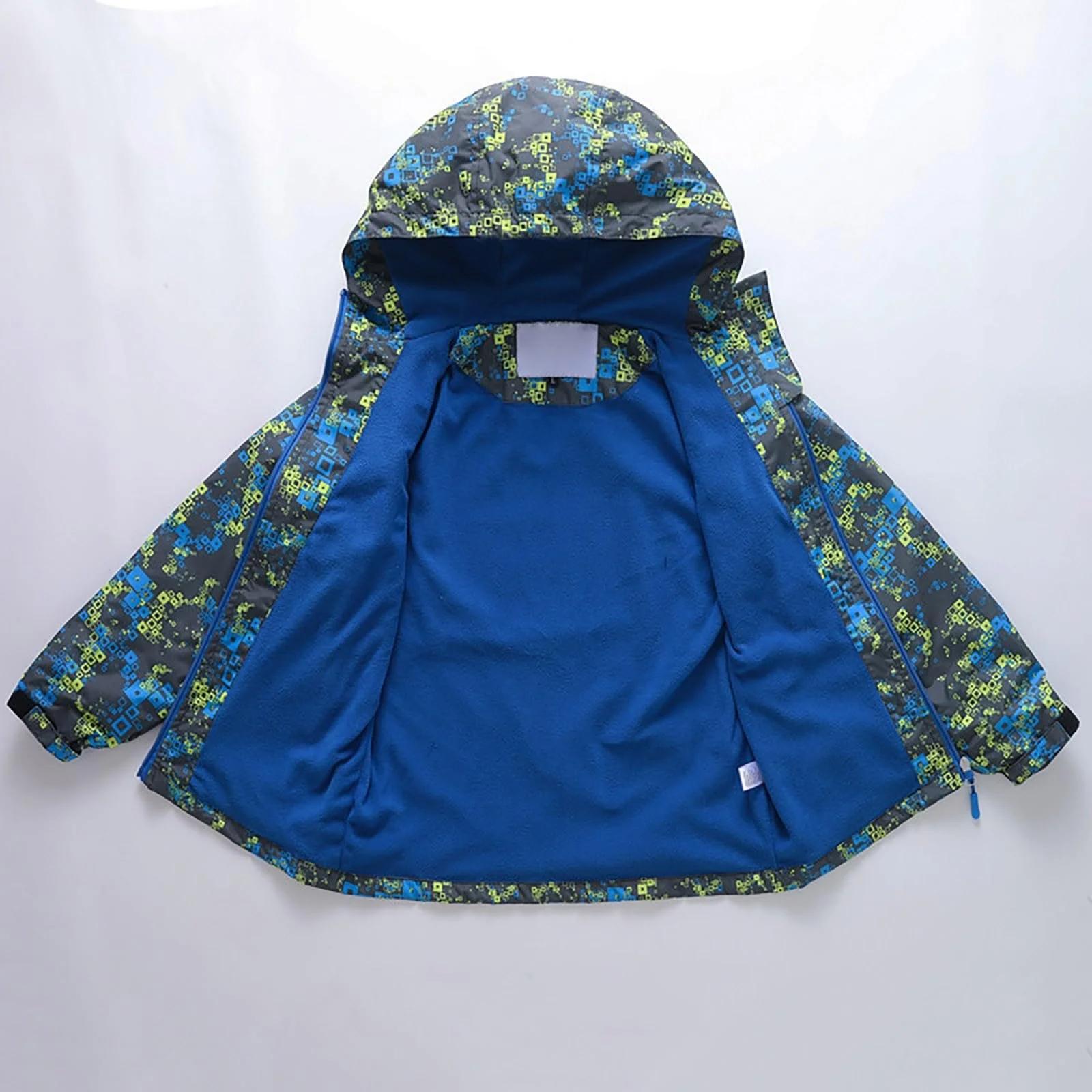 Водонепроникна куртка для хлопчиків Mjjsk, вітровка, флісова підкладка, фото №3