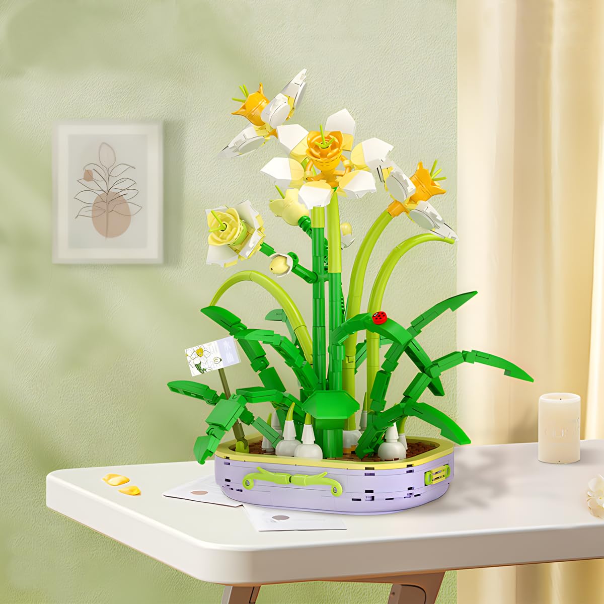 Конструктор Bouquet Цветы для декора комнаты, фото №5