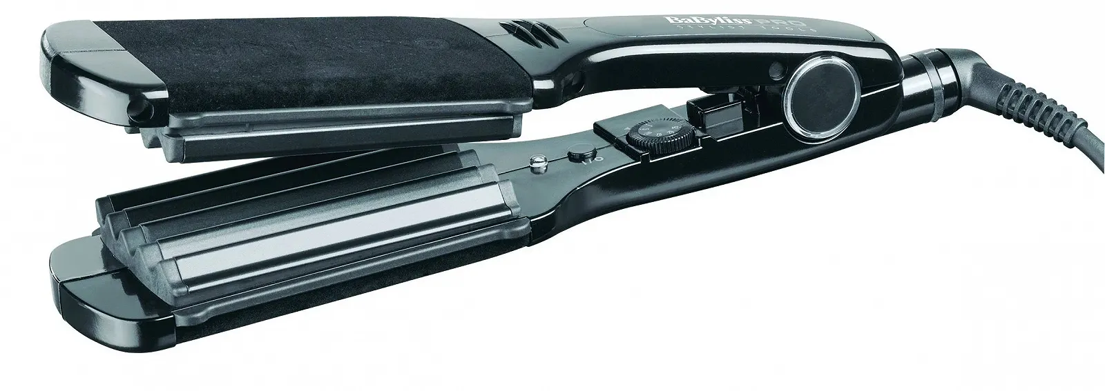 Плойка-гофре Babyliss Pro Black Crimpin Iron 2.5 дюйма Чорна, фото №1