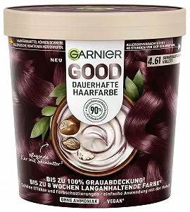 Стійка фарба для волосся Garnier GOOD 4.61 Sunrise Purple - фарбування без аміаку, до 100% покриття сивини, 1 шт - Фото 1