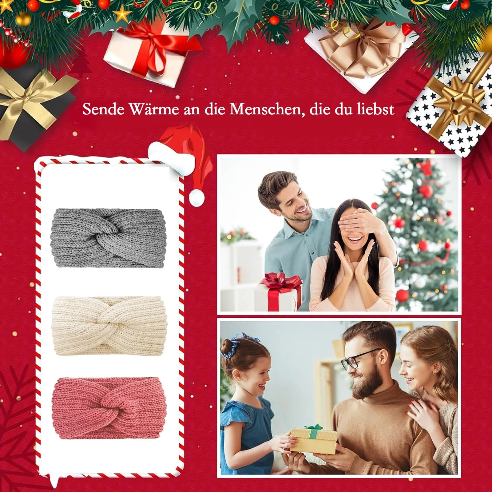 Пов'язка на голову в'язана Smartelf Набір 3 шт., фото №3 Пов'язка на голову в'язана Smartelf Набір 3 шт., фото №3