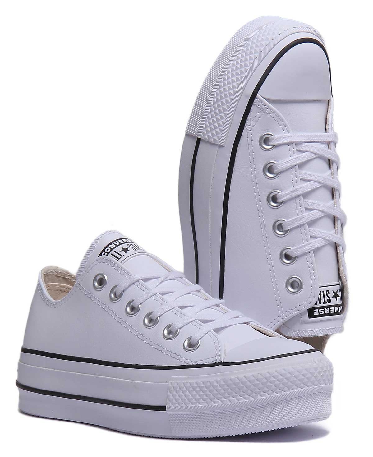 Кеды Converse Chuck Taylor All Star Lift OX Черный/Белый, фото №2