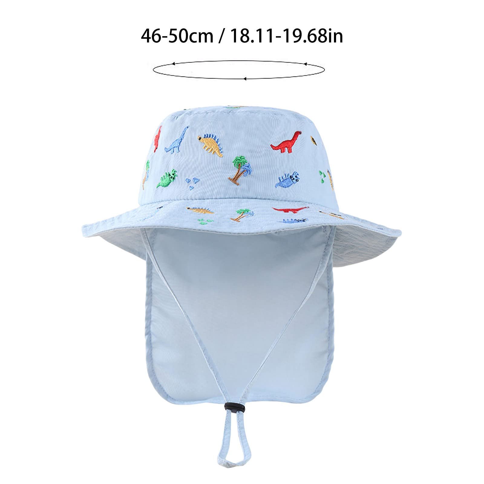 Кепка детская Glücksvogel с защитой шеи хлопковая UPF 50 летняя складная, фото №6