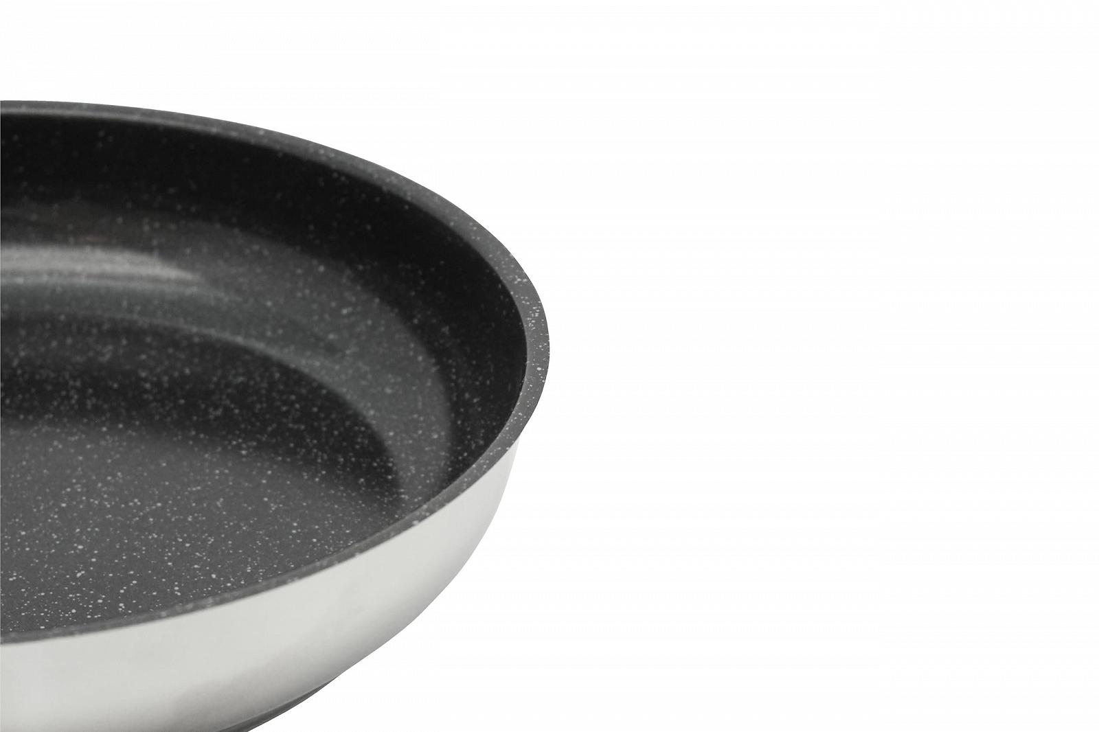 Сковорода ELO Profi Therm Platinum 28 см, нержавеющая сталь 18/10, антипригарное покрытие ELODUR® Select, фото №6 Сковорода ELO Profi Therm Platinum 28 см, нержавеющая сталь 18/10, антипригарное покрытие ELODUR® Select, фото №6