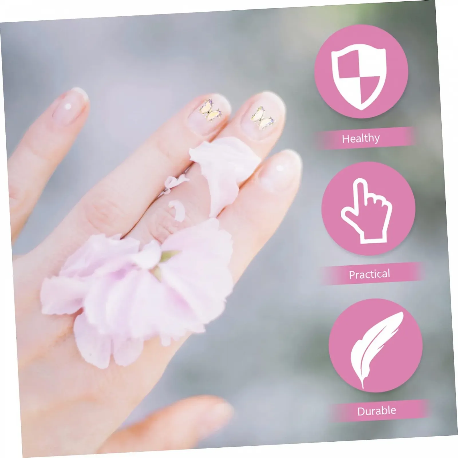 Прикраса для нігтів Метелик Healeved, фото №3