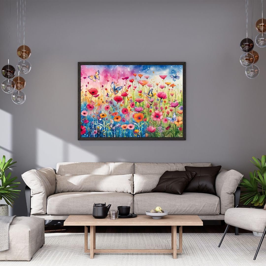 Пазл Schmidt Spiele Poppy Meadow 58873 1000 элементов, фото №4