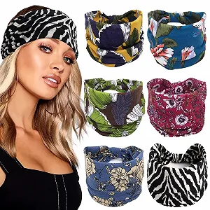 Купить Набор эластичных широких спортивных повязок для волос. - Фото 1 Набор эластичных широких спортивных повязок для волос. - Фото 1