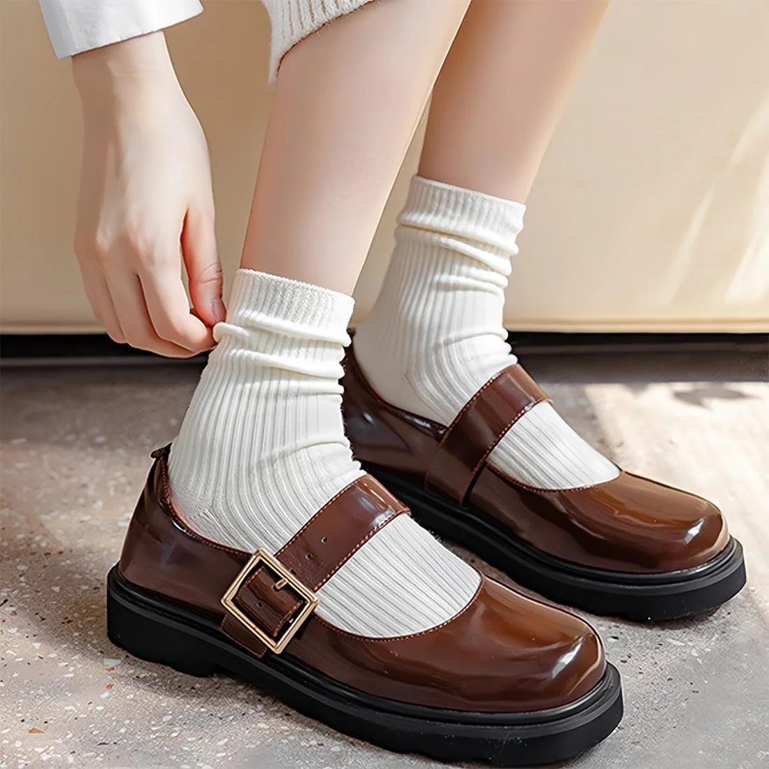 Жіночі шкарпетки В'язані Бавовняні преміум Якість, фото №4 Жіночі шкарпетки В'язані Бавовняні преміум Якість, фото №4