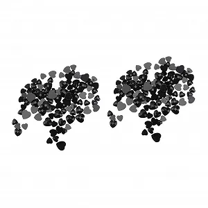 Стрази Healvian 2 набори Кришталеві AB Стрази Камінці у формі серця та кристали брелоки аксесуари для мобільних телефонів - Фото 1