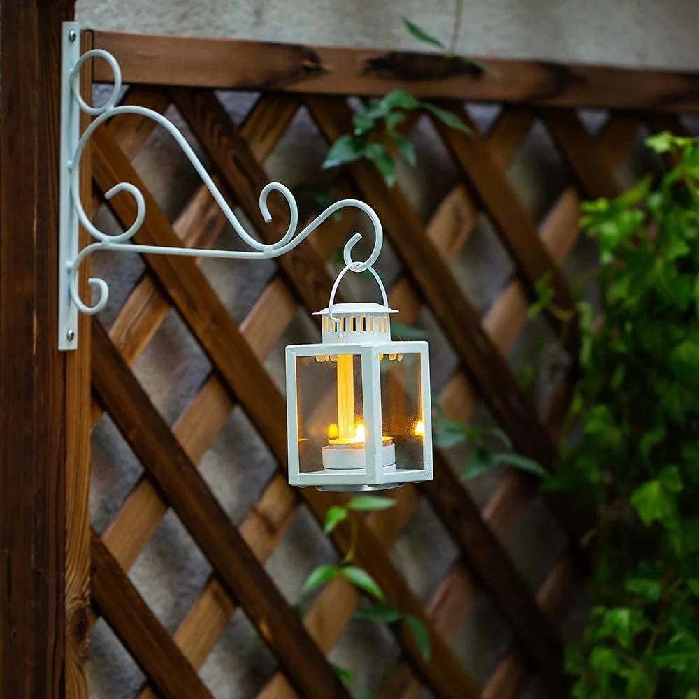 Гачки для підвісних кошиків Набір 2 шт. білі для рослин з гвинтами білі, фото №6