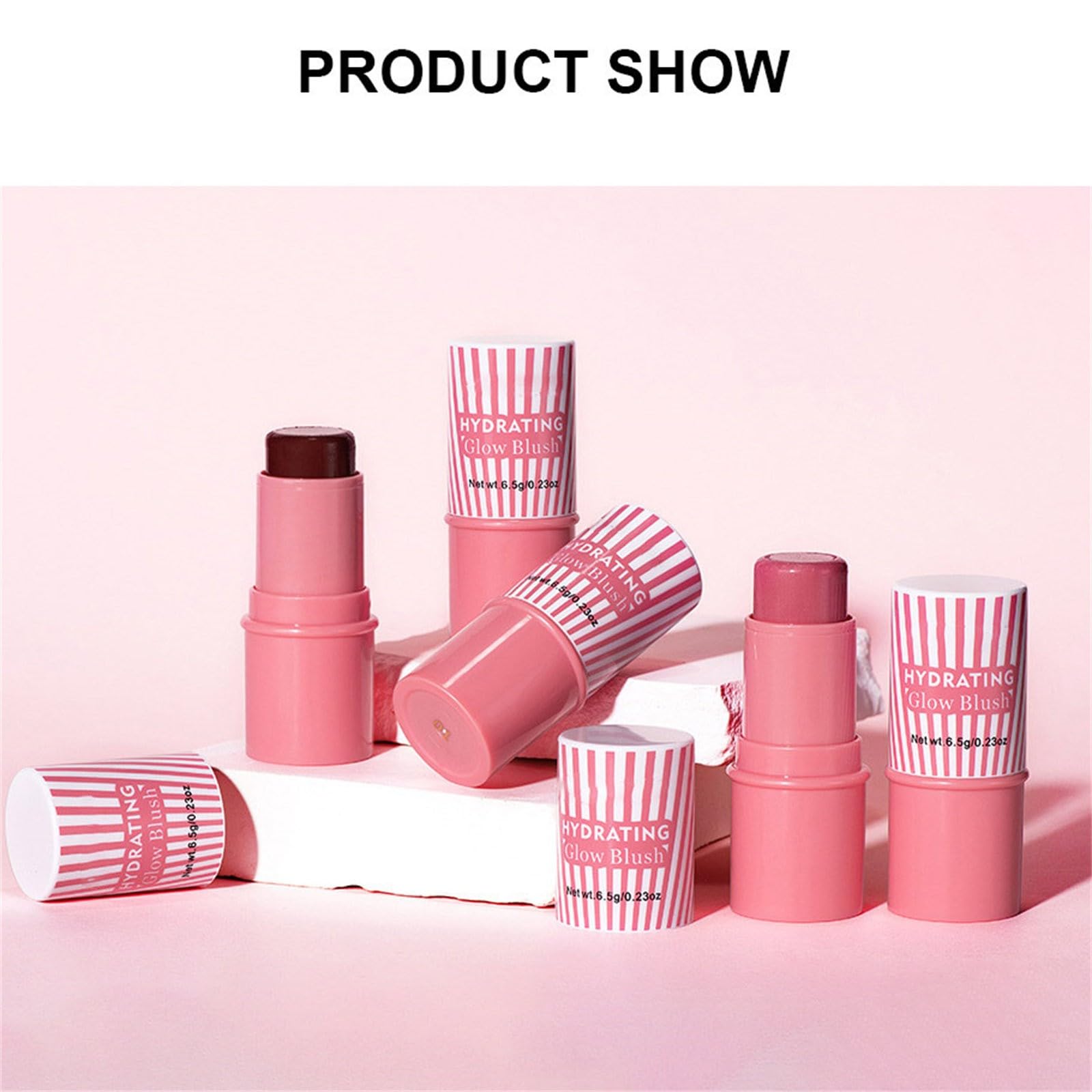 Румяна TianWlio Natural Blush Stick Веган Satin Компактная пудра, фото №4