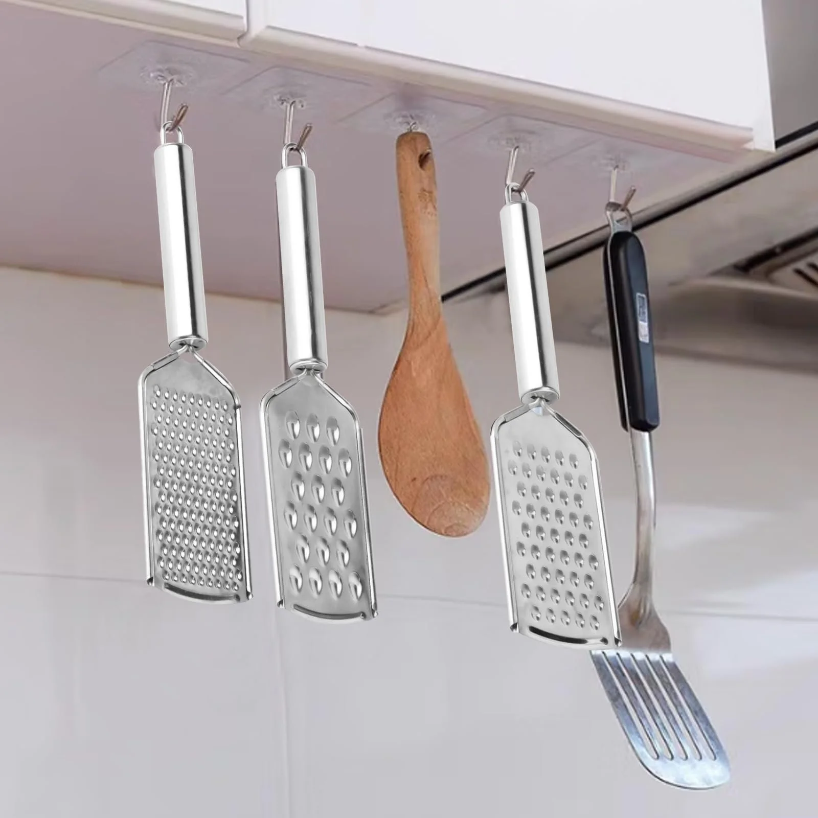 Терка 3 шт., ручна , з нержавіючої сталі, маленька, фото №7