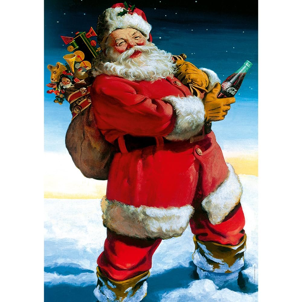 Пазл Trefl Coca-Cola Santa Claus in the Snow 1000 елементів, фото №2