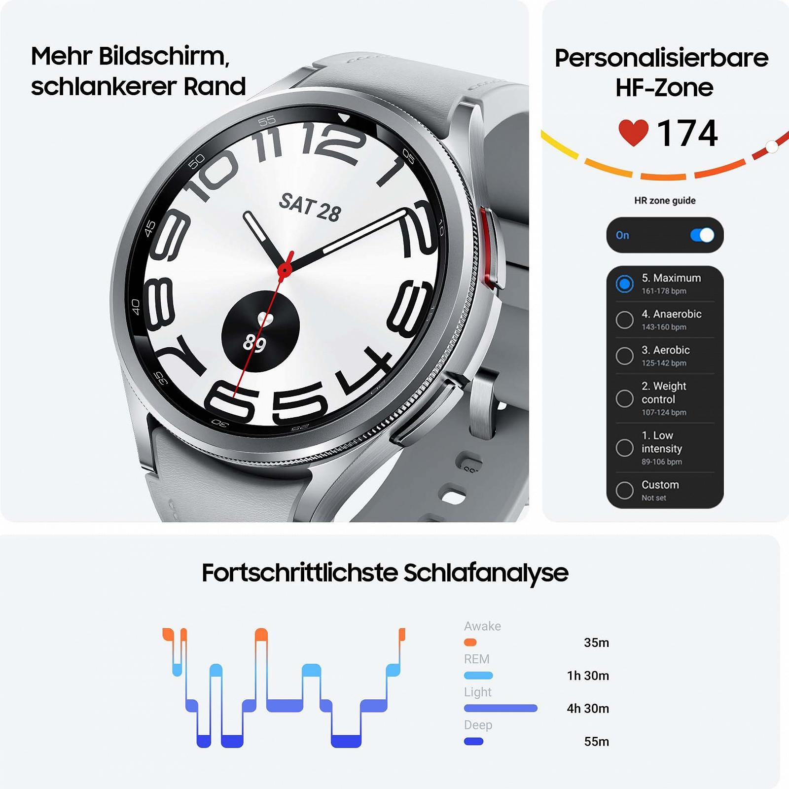 Смарт-годинник Samsung Galaxy Watch6 Classic 43 мм, чорний, фото №4