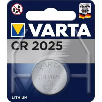 Батарейка Varta CR2025 Lithium 06025101401, фото №1