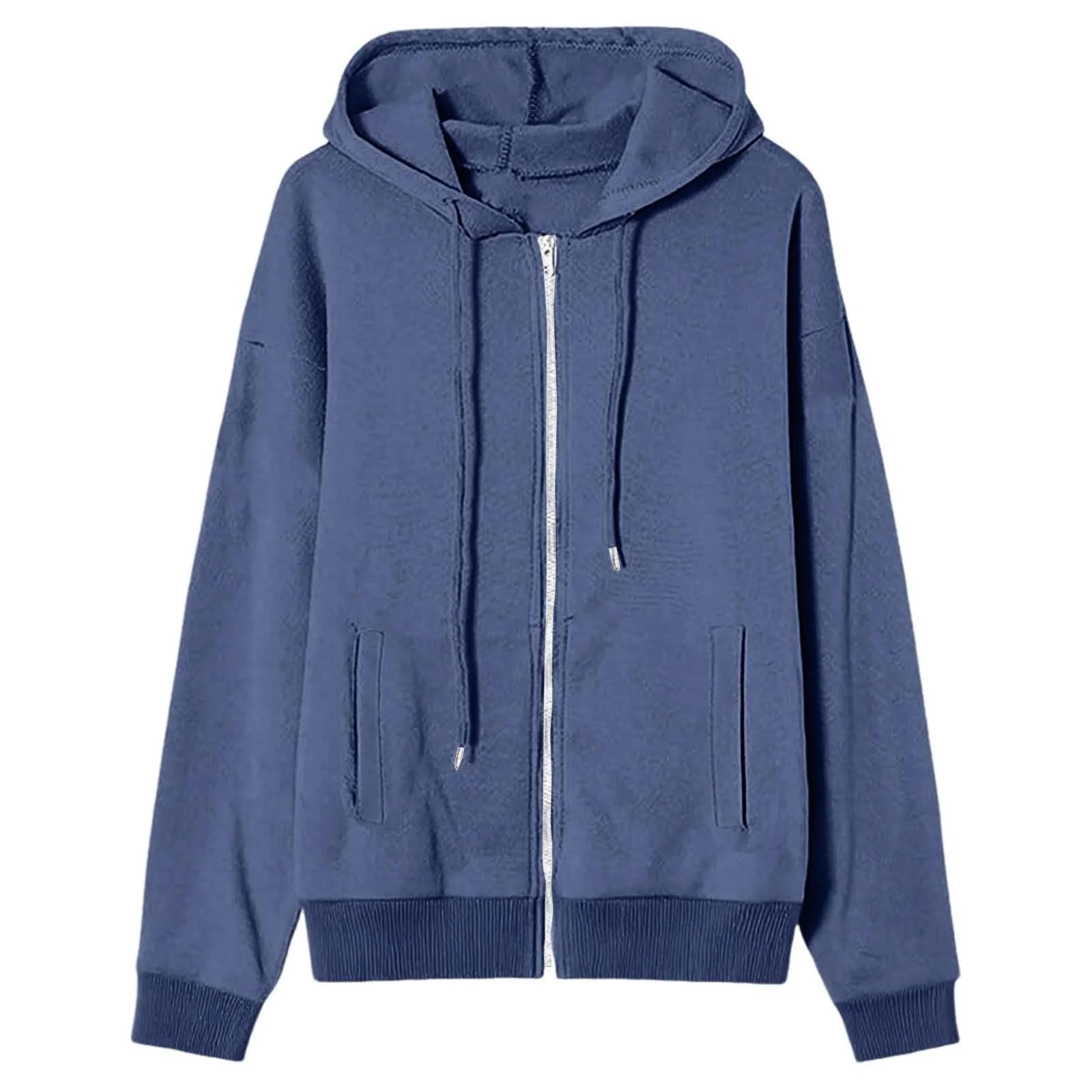 Худи CCOOfhhc Женская Толстовка на молнии Куртка Колледж Плюшевая Куртка Переходная Куртка Карман Флисовая Куртка Y2k Спортивная Куртка Осенняя Куртка Худи Куртка на молнии Пальто Повседневная Куртка с капюшоном Переходная Куртка, фото №7