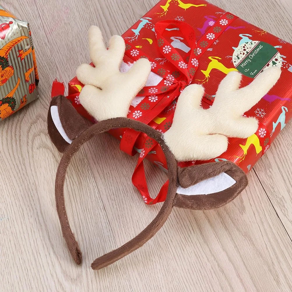 Обруч Різдвяний Amosfun з оленячими ріжками, набір 2 шт, фото №5 Обруч Різдвяний Amosfun з оленячими ріжками, набір 2 шт, фото №5