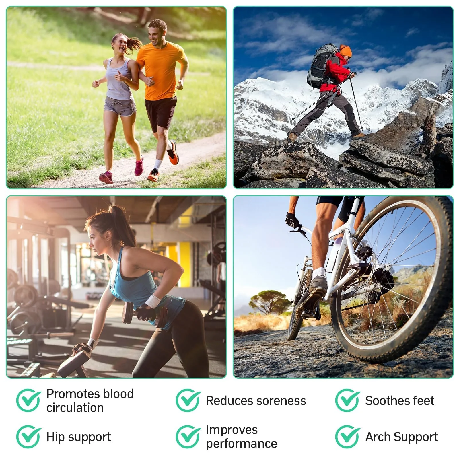 Шкарпетки з пальцями Спортивні жіночі 35-42, фото №7