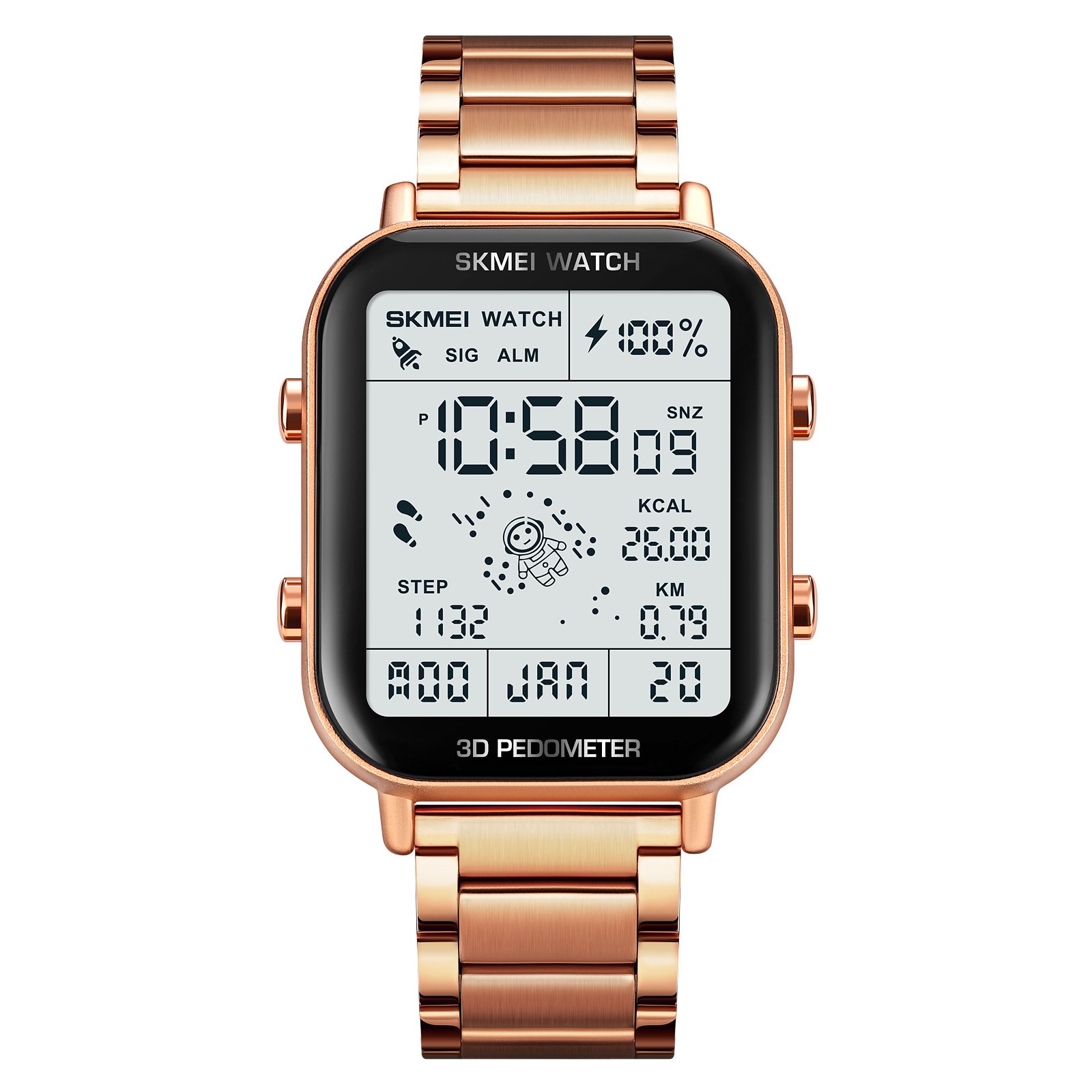Годинник Skmei 1888RG Rose Gold, фото №1