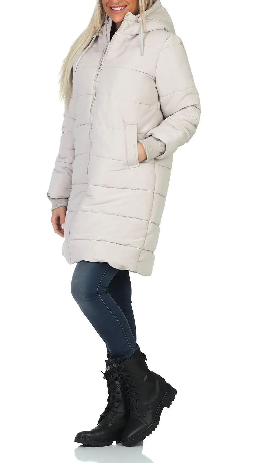 Куртка стеганая Eight 2 Nine LETN-068 Женская зимняя с капюшоном, фото №3