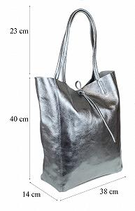 Женская сумка с открытым верхом Girly Handbags из натуральной кожи synthetic.ua - Фото 1