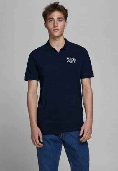 Поло JJHERO POLO SS CAT 12175087  Blazer Jack&Jones Темно-синій M, фото №2