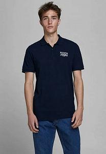 Поло JJHERO POLO SS CAT 12175087  Blazer Jack&Jones Темно-синій S synthetic.ua - Фото 1