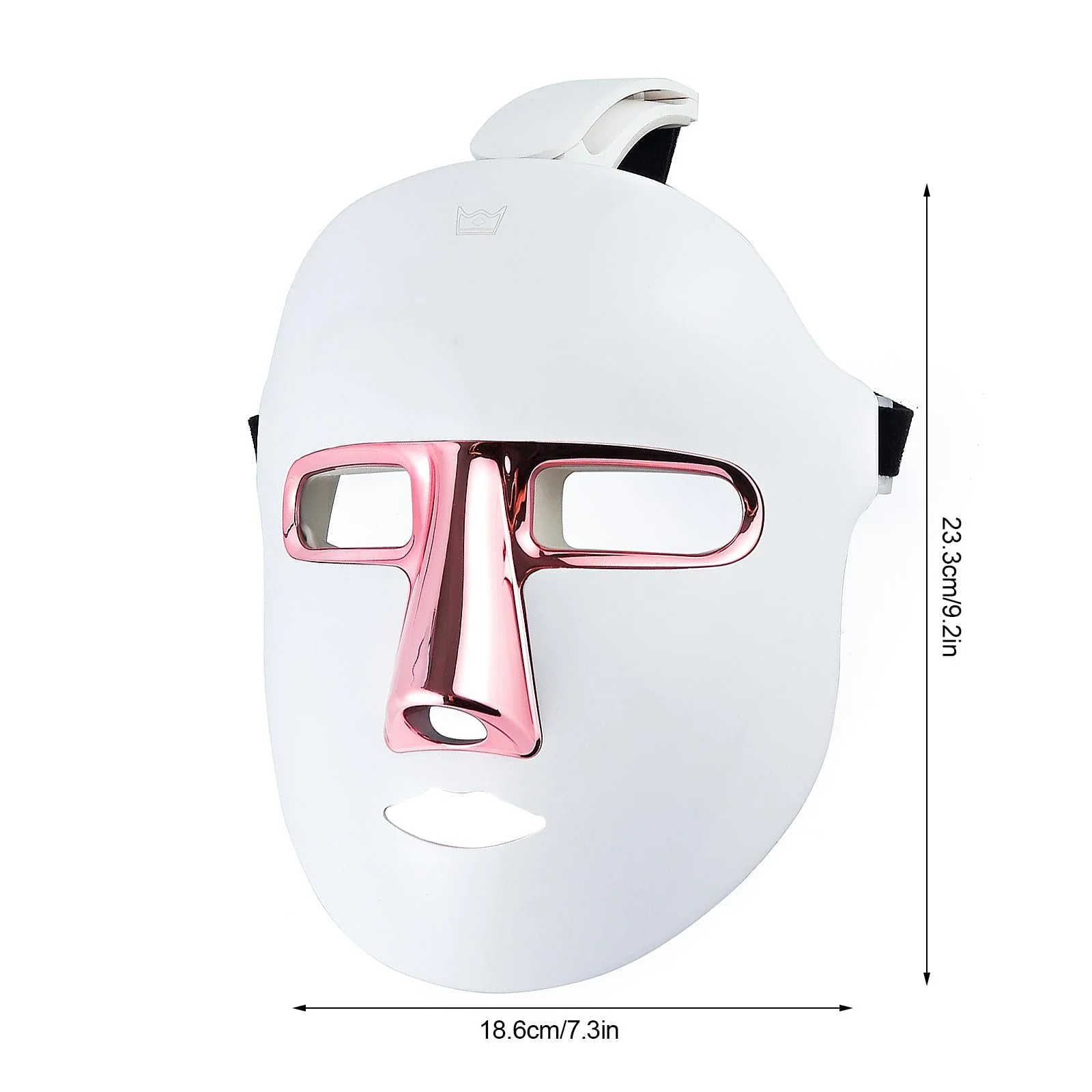 Бездротова LED маска для обличчя Beauty, 7 кольорів, світлова фотонна спа-терапія для обличчя, фото №7