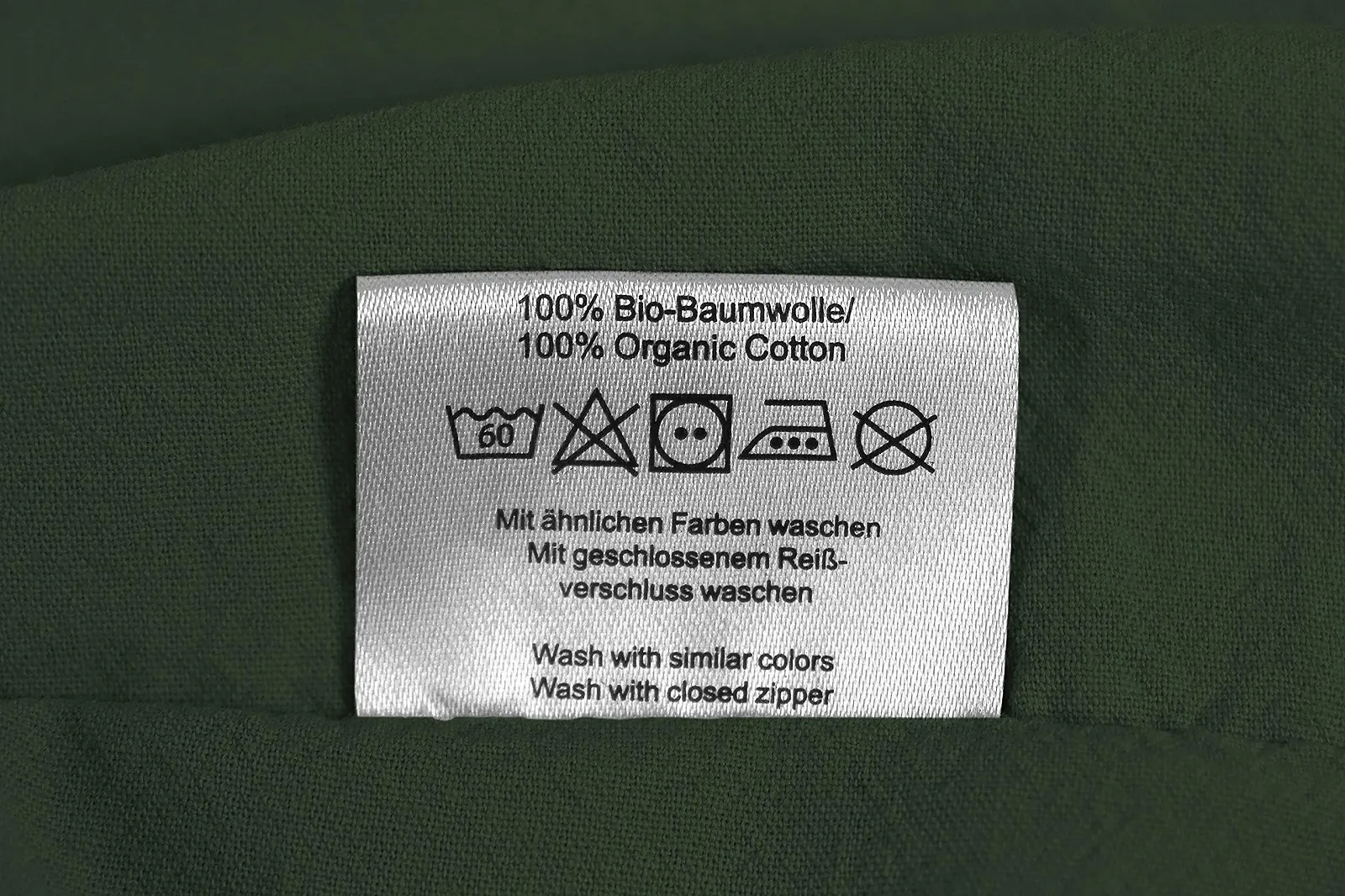 Органічна постільна білизна Jilda-tex Lisbon Stonewashed 100% Organic Cotton Wrinkle Look Non-Iron Монохромна, фото №6