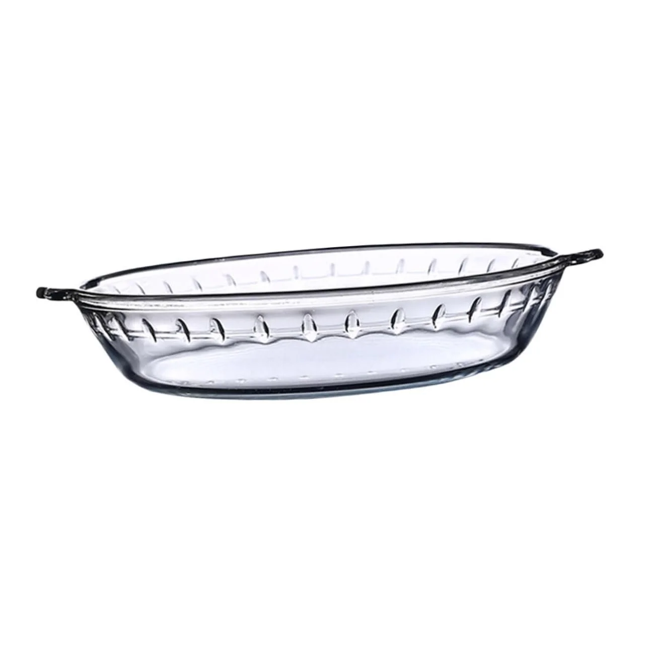 Форма для запекания TOYANDONA термостойкая стеклянная круглая, фото №1