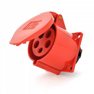 Розетка накладна пряма SF-325, 5 полюсів 3Р+Н+Е, 32А 380В IP44 - Фото 1