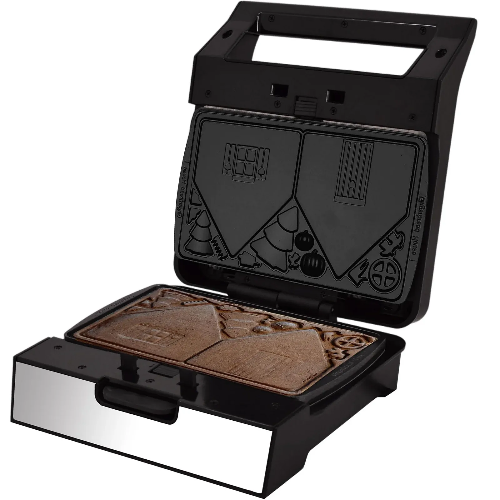 Устройство для приготовления имбирных пряников Syntrox Germany MM-1400W со съемными пластинами для выпечки, черный, фото №2 Устройство для приготовления имбирных пряников Syntrox Germany MM-1400W со съемными пластинами для выпечки, черный, фото №2