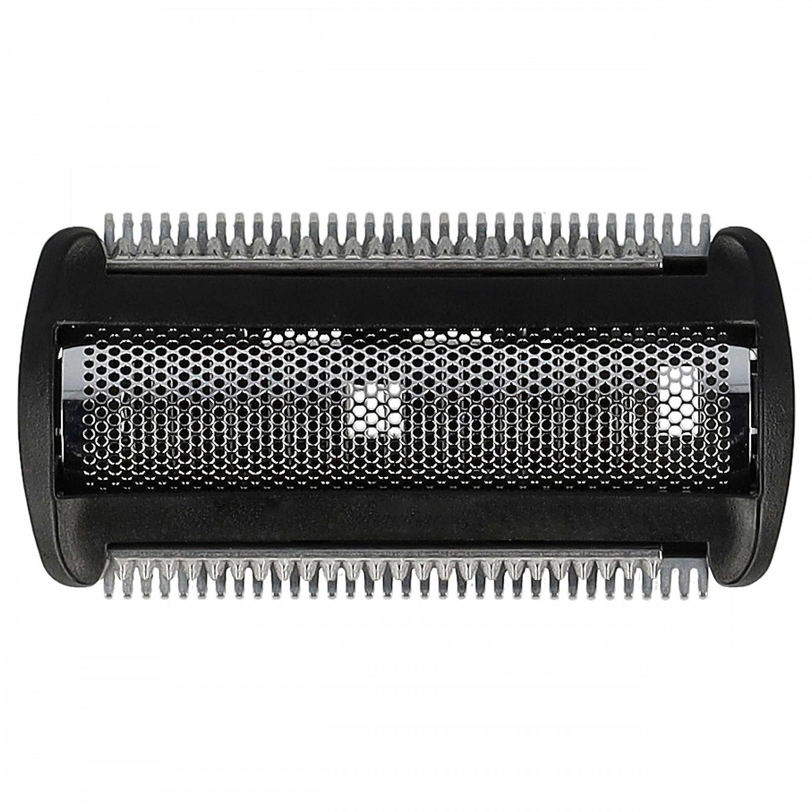 Бритвена головка vhbw Philips BodyGroom S7000 BG7020, BG7025, BG7030, BG7040, BG7xx Чорна, фото №4