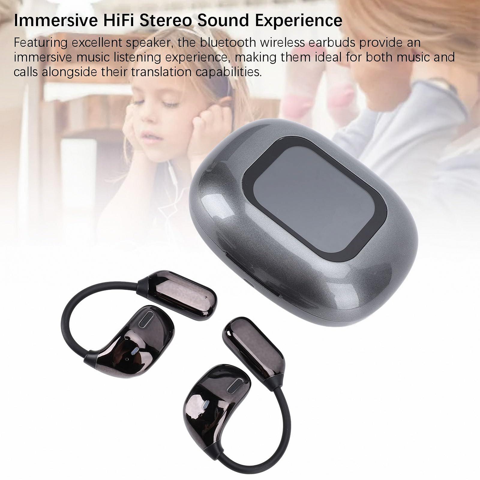 Перекладач Vikye JM16 AI, 80 мов, бездротові навушники з шумозаглушенням та захистом від дощу, фото №5