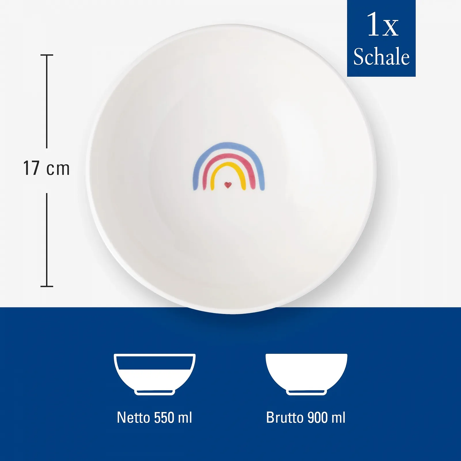 Миска Villeroy & Boch With Love С рисунком Счастье, фото №3