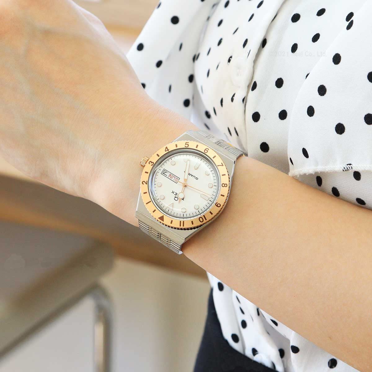 Женские аналоговые часы Timex Q Reissue с ремешком из нержавеющей стали, фото №6