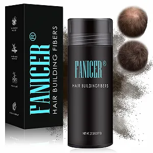 Волокна для волосся 27.5 г для покриття рідких і лисих ділянок, для чоловіків і жінок, темно-коричневий - Фото 1