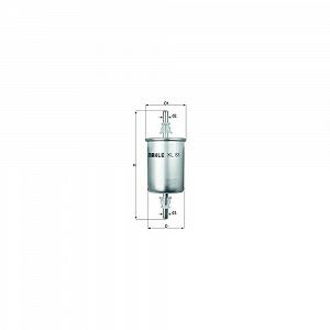 Топливный фильтр KNECHT KL 83 для ALFA ROMEO FIAT GMC JAGUAR LADA LANCIA OPEL - Фото 1