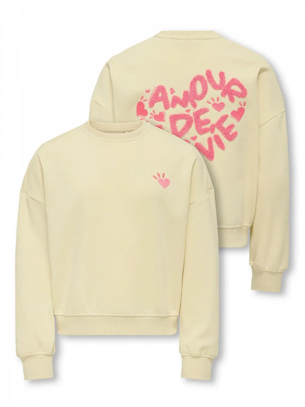 Дитячий світшот KIDS ONLY KOGTAMMIE Life Print з круглим вирізом для дівчат, фото №4 Дитячий світшот KIDS ONLY KOGTAMMIE Life Print з круглим вирізом для дівчат, фото №4