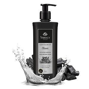 Гель для душу та вмивання Yardley London Gentleman Classic Activated Charcoal чоловічий 250 мл - Фото 1
