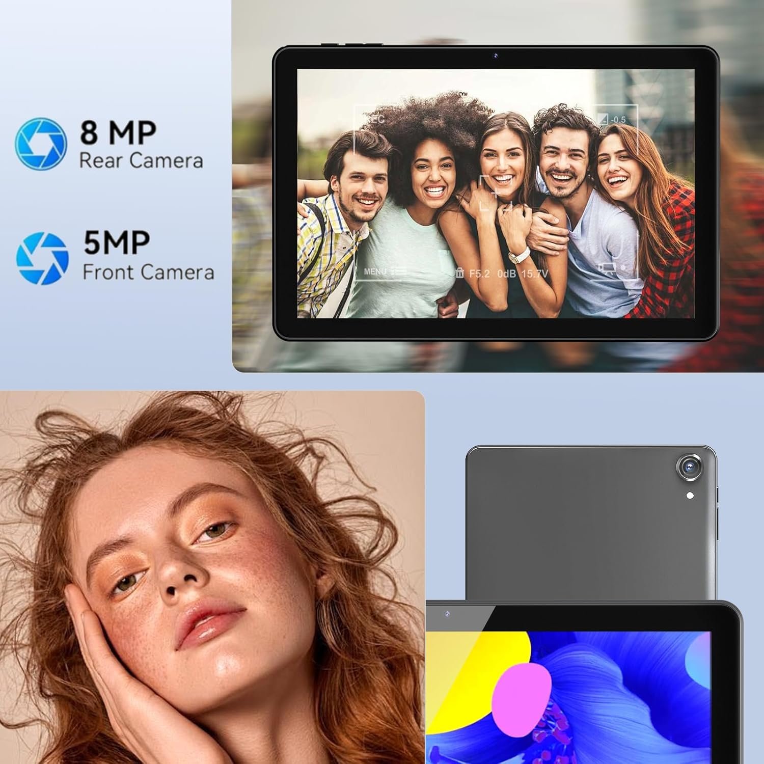 Планшет 10.1" Rebecco K70 4+8/128Gb 8 ядер Android 14 6000 mAh Серый, фото №4