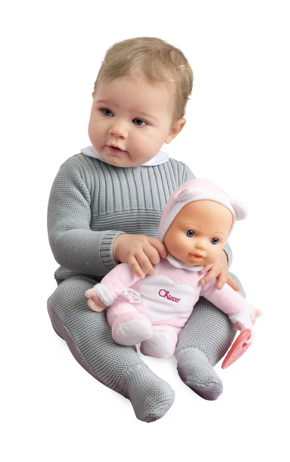 Кукла Chicco My First Doll, мягкий прорезыватель в форме сердца, мягкая и легкая, фото №6 Кукла Chicco My First Doll, мягкий прорезыватель в форме сердца, мягкая и легкая, фото №6