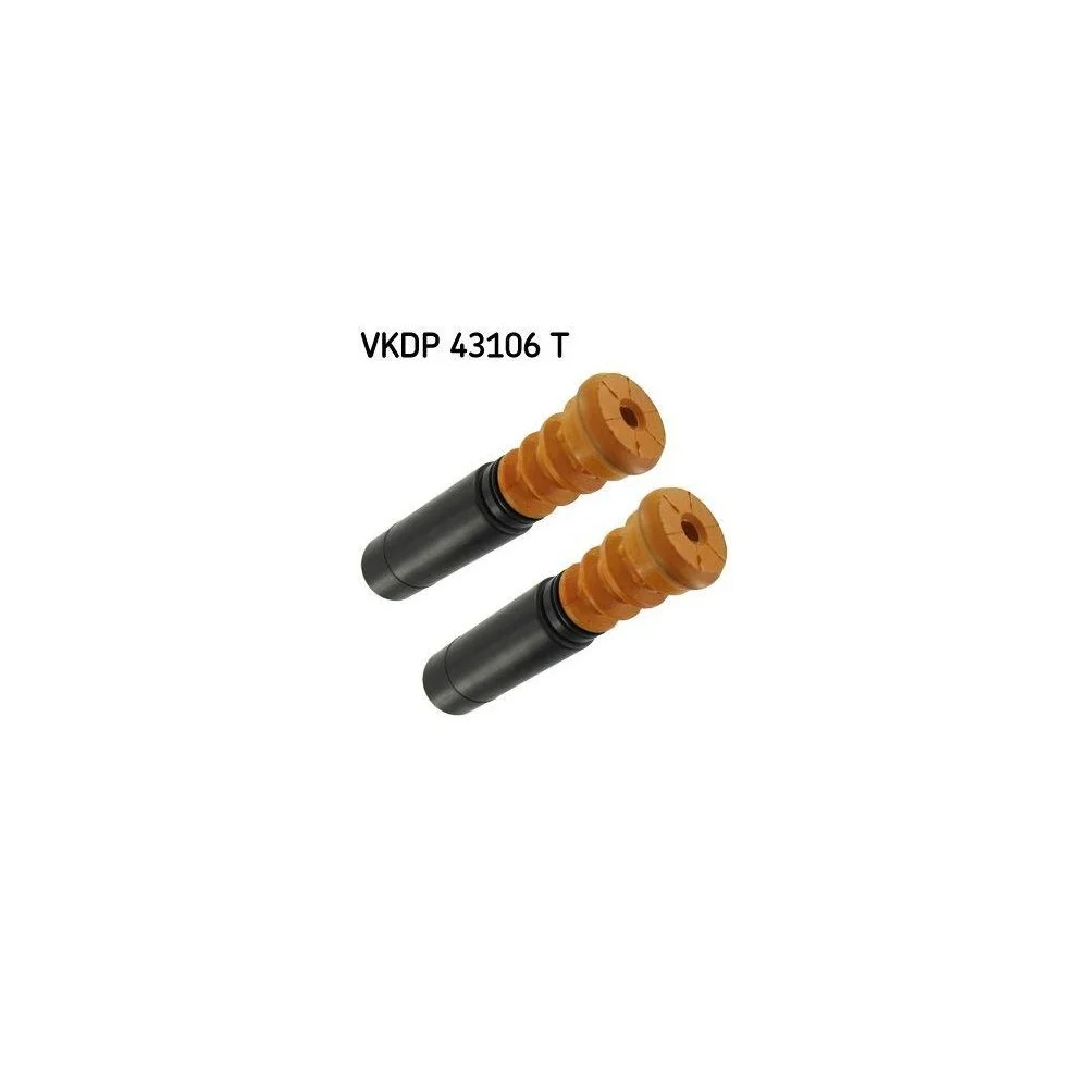 Комплект пилозахисний амортизатора SKF VKDP 43106 T для VW, задня вісь, фото №1 Комплект пилозахисний амортизатора SKF VKDP 43106 T для VW, задня вісь, фото №1