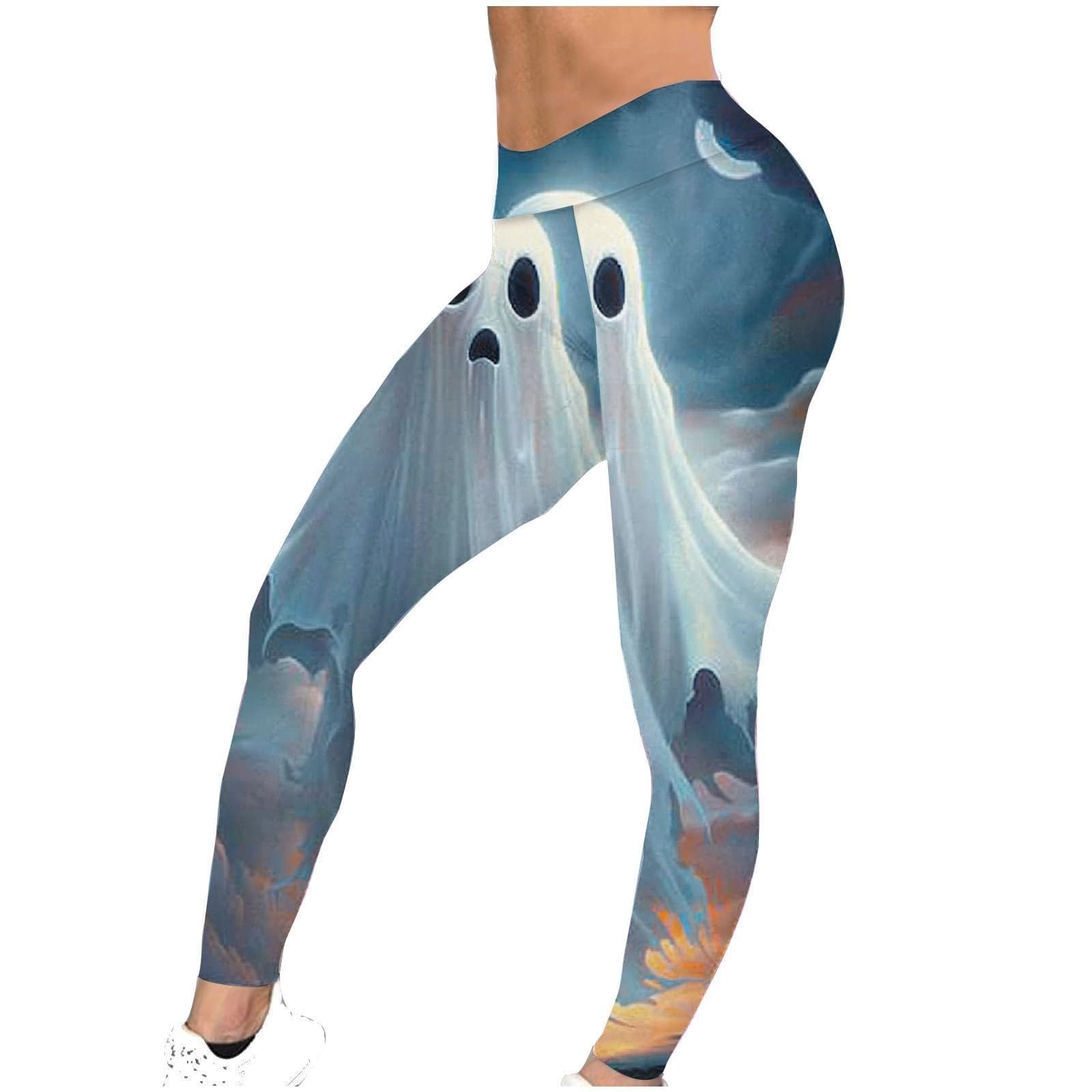 Легінси Generisch Halloween Shaping Sports Trousers Skinny Pants Costume Dia De Los Muertos 146, фото №4