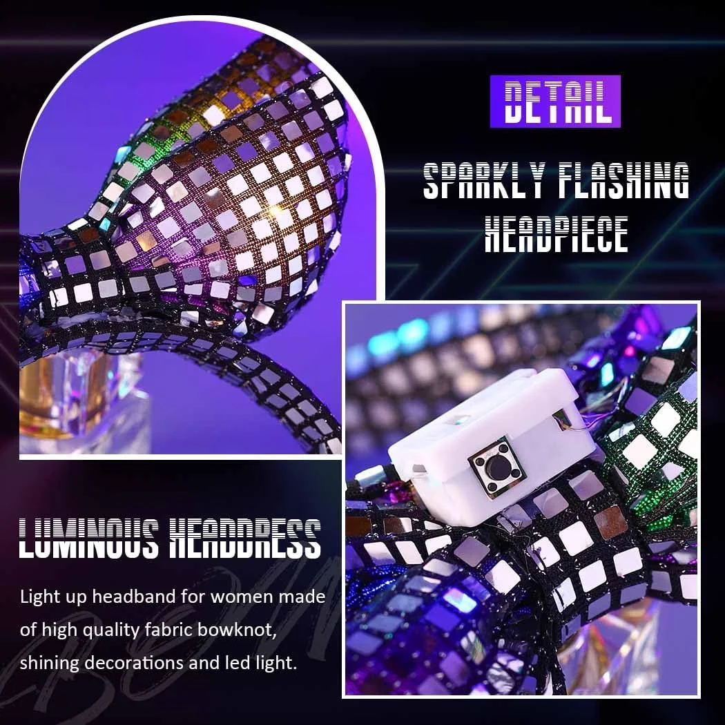 Світна Обруч на Голову LED, фото №4